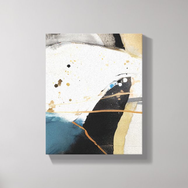 Toile Peinture Abstraite Peinture noir Neutres (Recto)