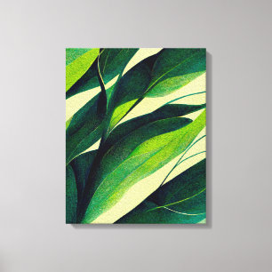 Toile Peinture Abstraite Plante Peinture Peinture Peintu