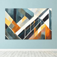 Peinture abstraite ton terre