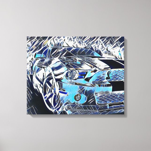 Toile Peinture acrylique moyenne la plus populaire de Mu (Recto)