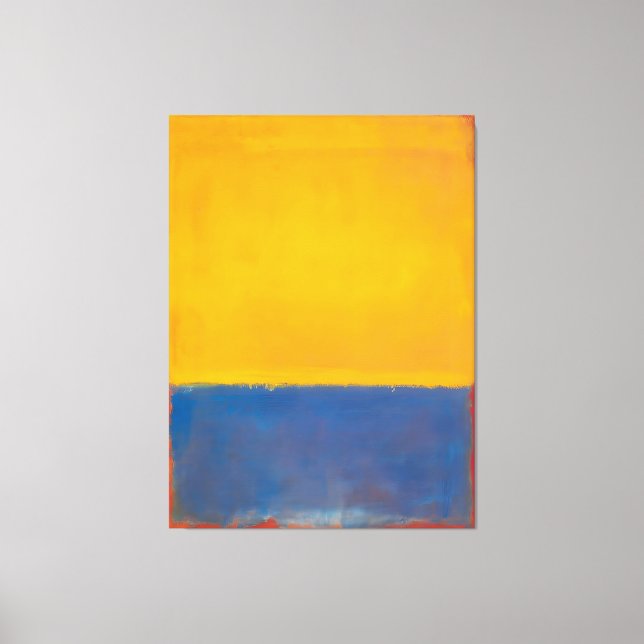 Toile peinture artistique de Mark Rothko (Recto)