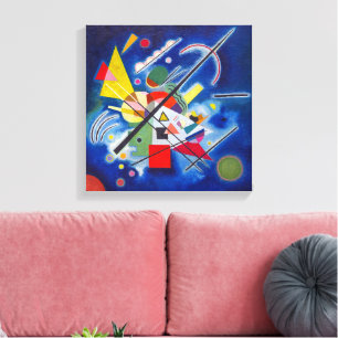 Toile Peinture bleue Wassily Kandinsky