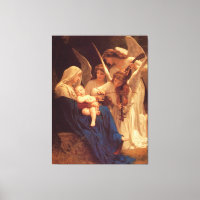 Peinture classique de Bouguereau : Chanson des ang