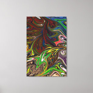 Toile Peinture colorée Art Abstrait