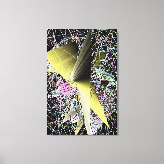 Toile Peinture Contemporaine Abstraite  (Recto)