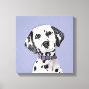 Toile Peinture Dalmatienne - Cute Original Chien Art