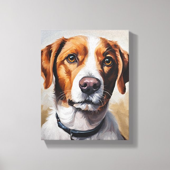 Toile Peinture de chien Peinture murale (Recto)