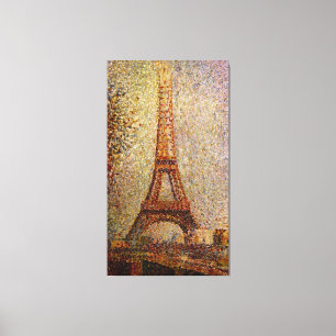 Toile Peinture de Georges Seurat : La Tour Eiffel (1889)
