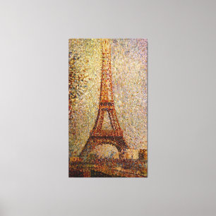 Toile Peinture de Georges Seurat : La Tour Eiffel (1889)