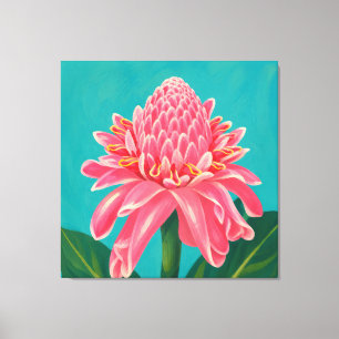 Toile peinture de gingembre torche
