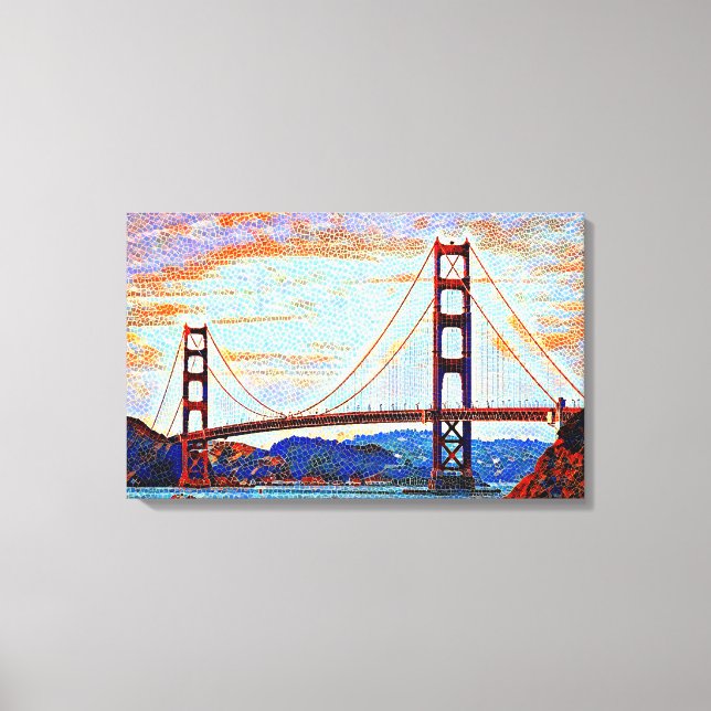 Toile Peinture de Golden Gate Bridge (Recto)