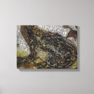 Toile Peinture de grenouille de FK-Style de Frida Kahlo