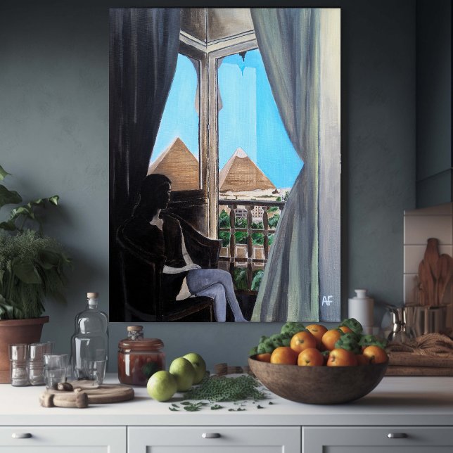 Toile Peinture de l'hôtel Pyramisa par Alfred Fox (Créateur téléchargé)