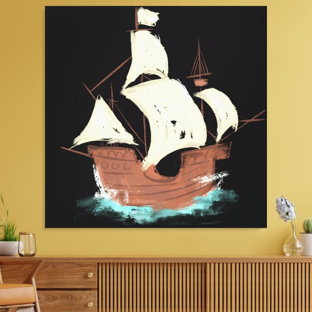 Toile peinture de navire (Insitu(Salon))