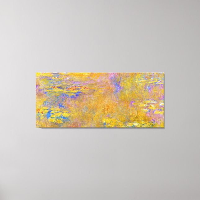Toile Peinture de nénuphars par Monet (Recto)