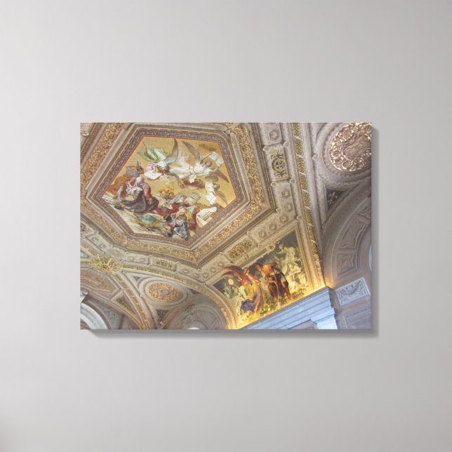 Toile Peinture de plafond en fresque (Recto)