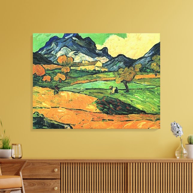 Toile Peinture de Van Gogh, Mont Gaussier, (Insitu(Salon))