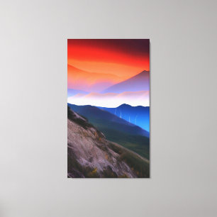 Toile Peinture des montagnes Extraordinaires