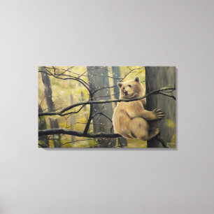 Toile Peinture d'ours Spirit Bear Imprimantes Kermode