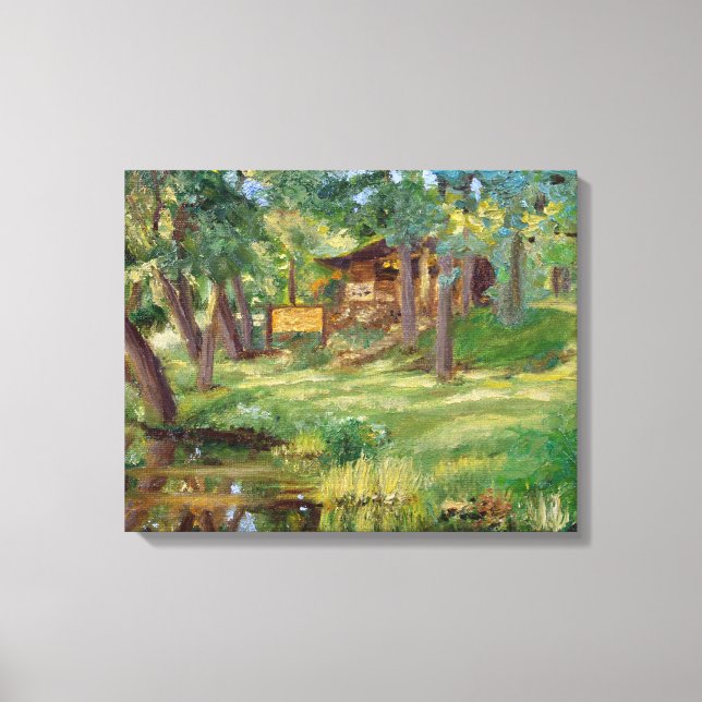 Toile Peinture du Bennett Springs Spring View Tackle Sho (Recto)