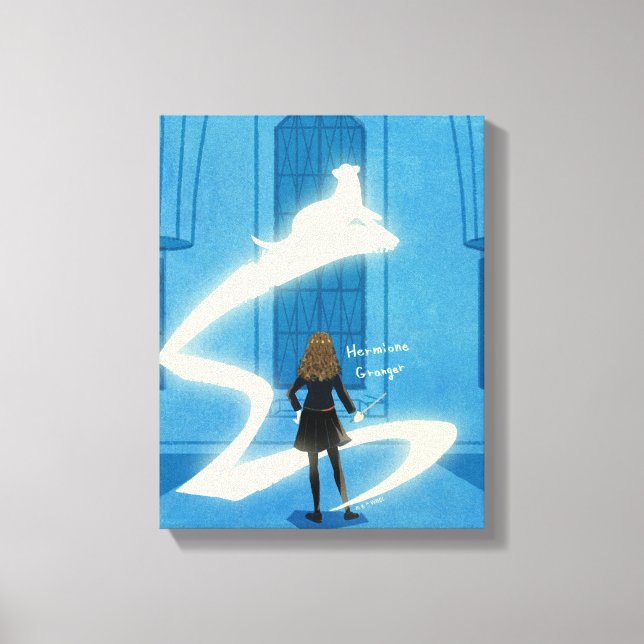 Toile Peinture du Patronus d'Hermione Granger (Recto)