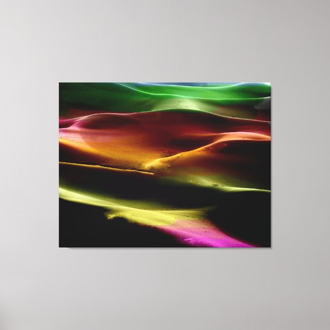 Toile Peinture dunes de sable acrylique #10 (Recto)