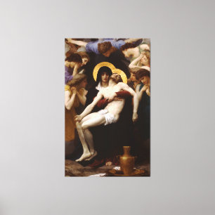 Toile Peinture française classique de Bouguereau : Pieta