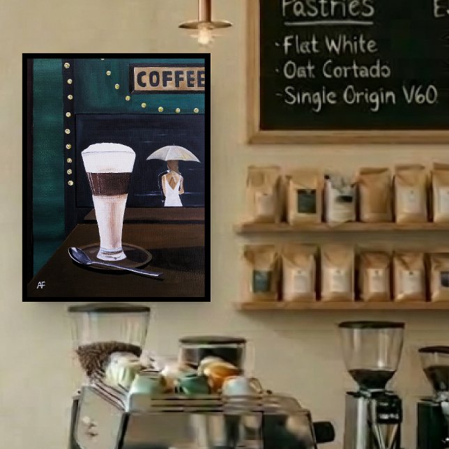 Toile Peinture Latte Macchiato par Alfred Fox (Créateur téléchargé)