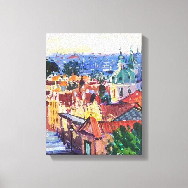 Toile Peinture moderne, Praga (Recto)