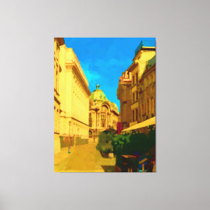 Toile Peinture numérique de Bucarest