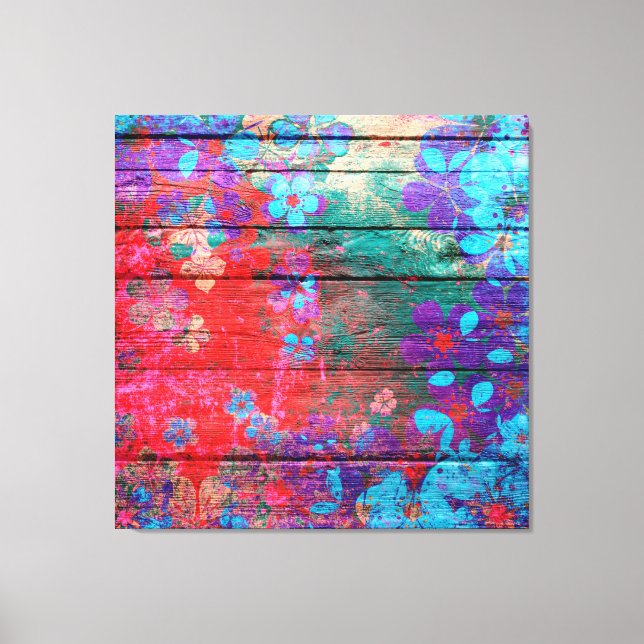 Toile Peinture Pastel Flower #2 (Recto)