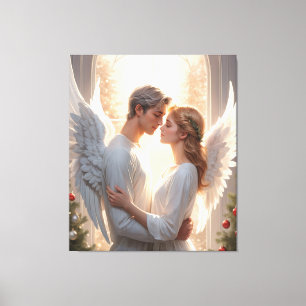 Toile Peinture romantique Angel Couple