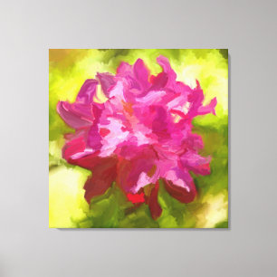 Toile Peinture rose Rhododendron