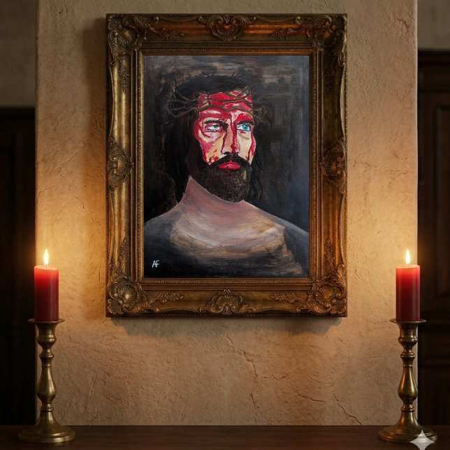 Toile Peinture Sang du Christ par Alfred Fox (Créateur téléchargé)