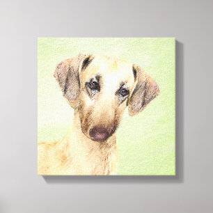 Toile Peinture Sloughis - Joli art original pour chien
