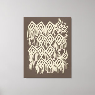 Toile Peinture suspendue boho macramé