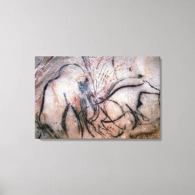 Toile Peintures représentant mammouth et bétail, du C (Recto)