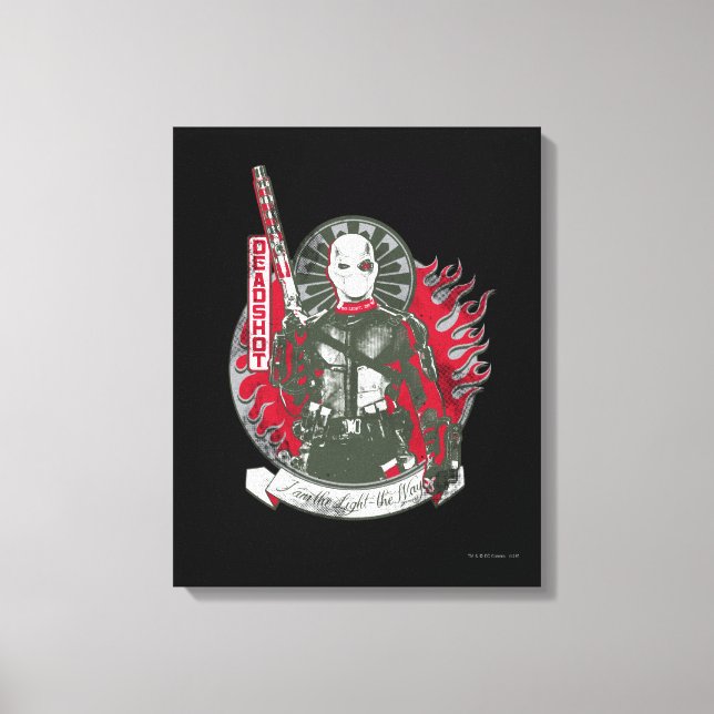 Toile Peloton de suicide | Deadshot "je suis le léger " (Recto)