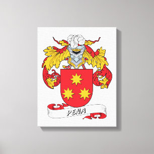 Toile Pena Family Crest