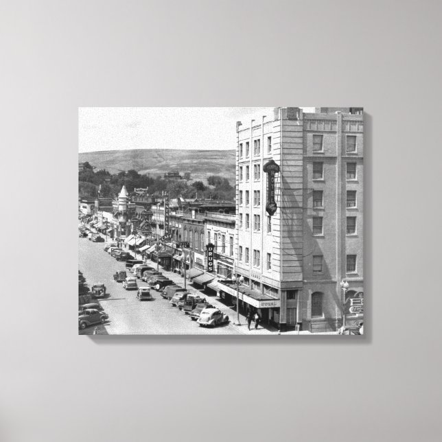Toile Pendleton, Oregon Main Street View Photographie (Recto)