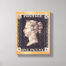 Penny Black Postage Timbre