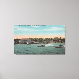 Toile Pensacola, FL - vue de baie de plage avec la