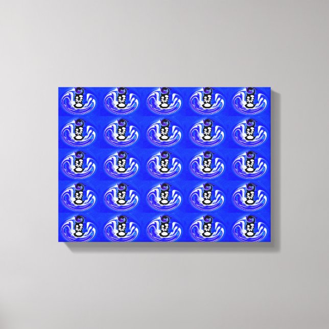 Toile Pensées art (Recto)