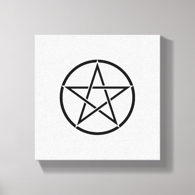 Toile Pentacle Wiccan (Pentagramme) (Recto)