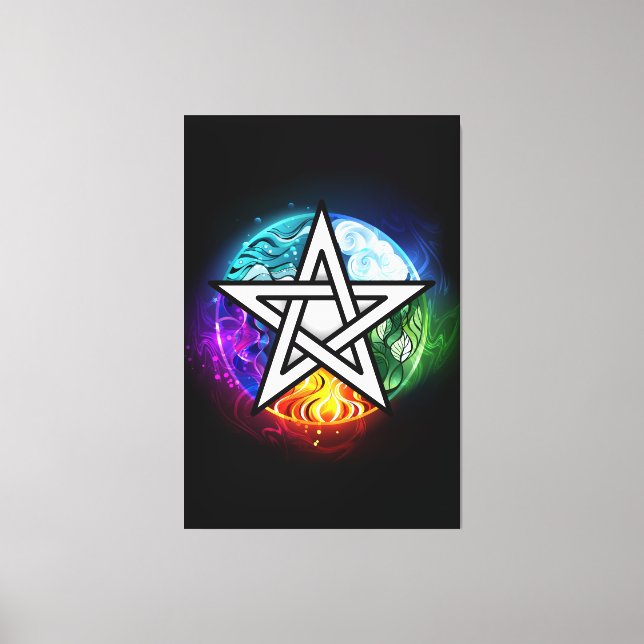Toile pentagramme du Wiccan (Recto)