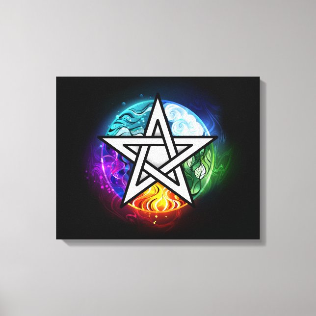 Toile pentagramme du Wiccan (Recto)