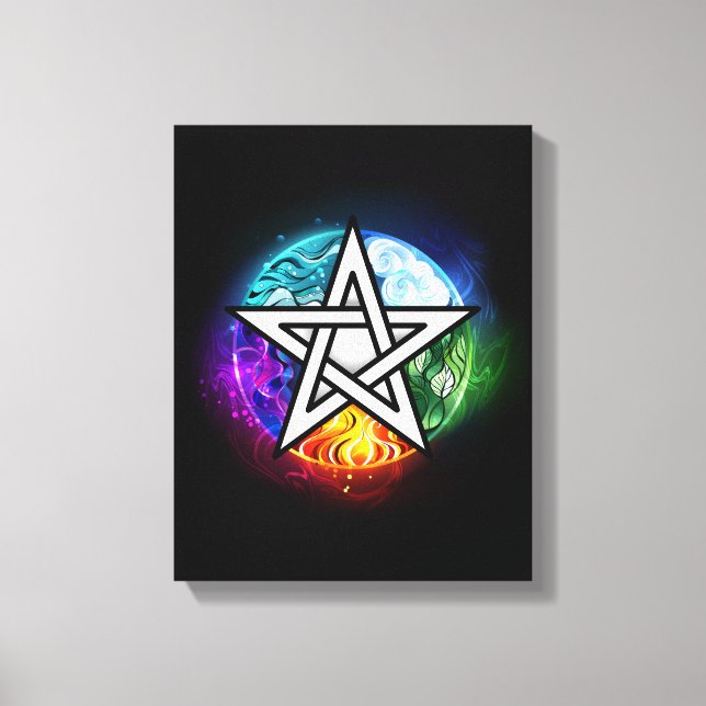 Toile pentagramme du Wiccan (Recto)