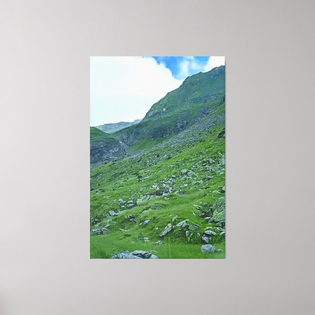 Toile Pente Alpine Transfagarasan – Photographie de Roum (Recto)