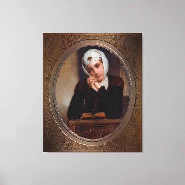 Toile Perdu dans la pensée par Henry Guillaume Schlesing (Recto)