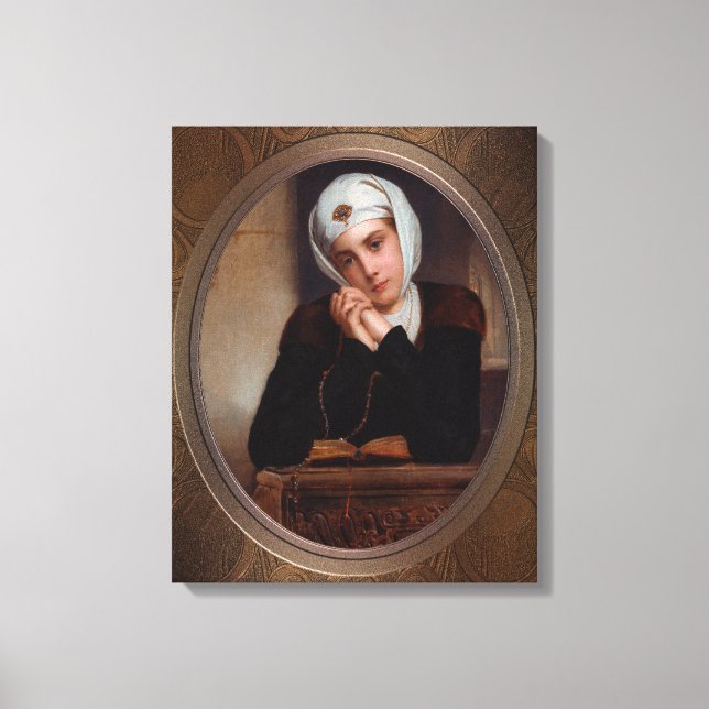 Toile Perdu dans la pensée par Henry Guillaume Schlesing (Recto)